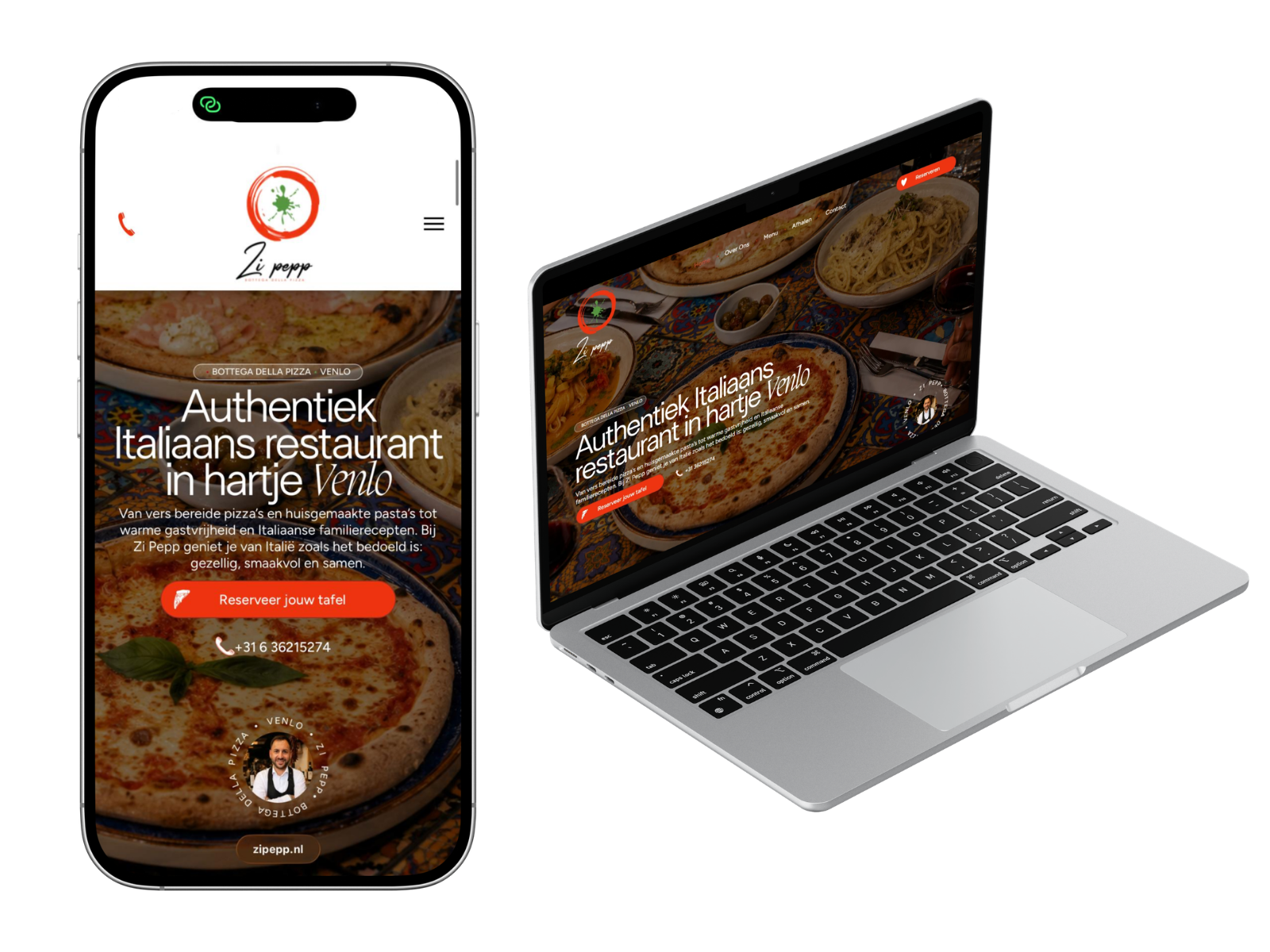 Mockup van Zi Pepp