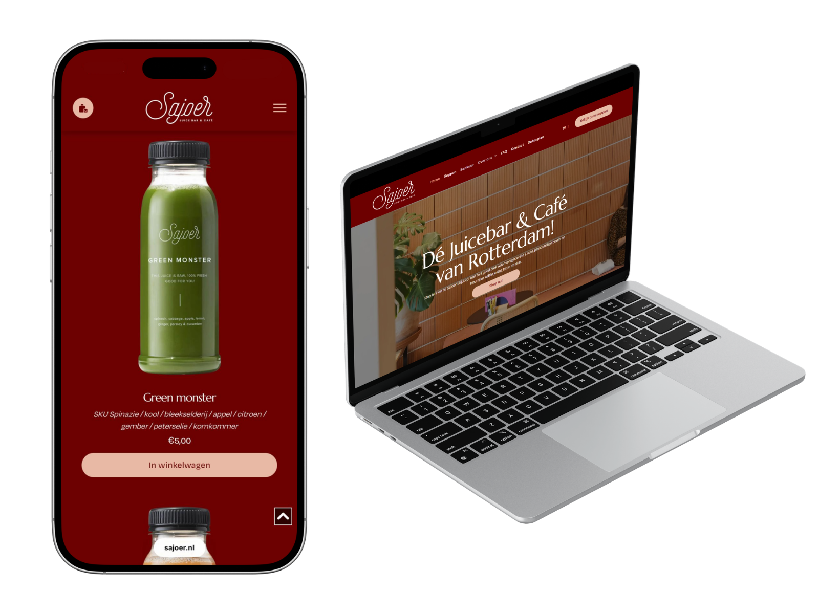 Mockup van Sajoer