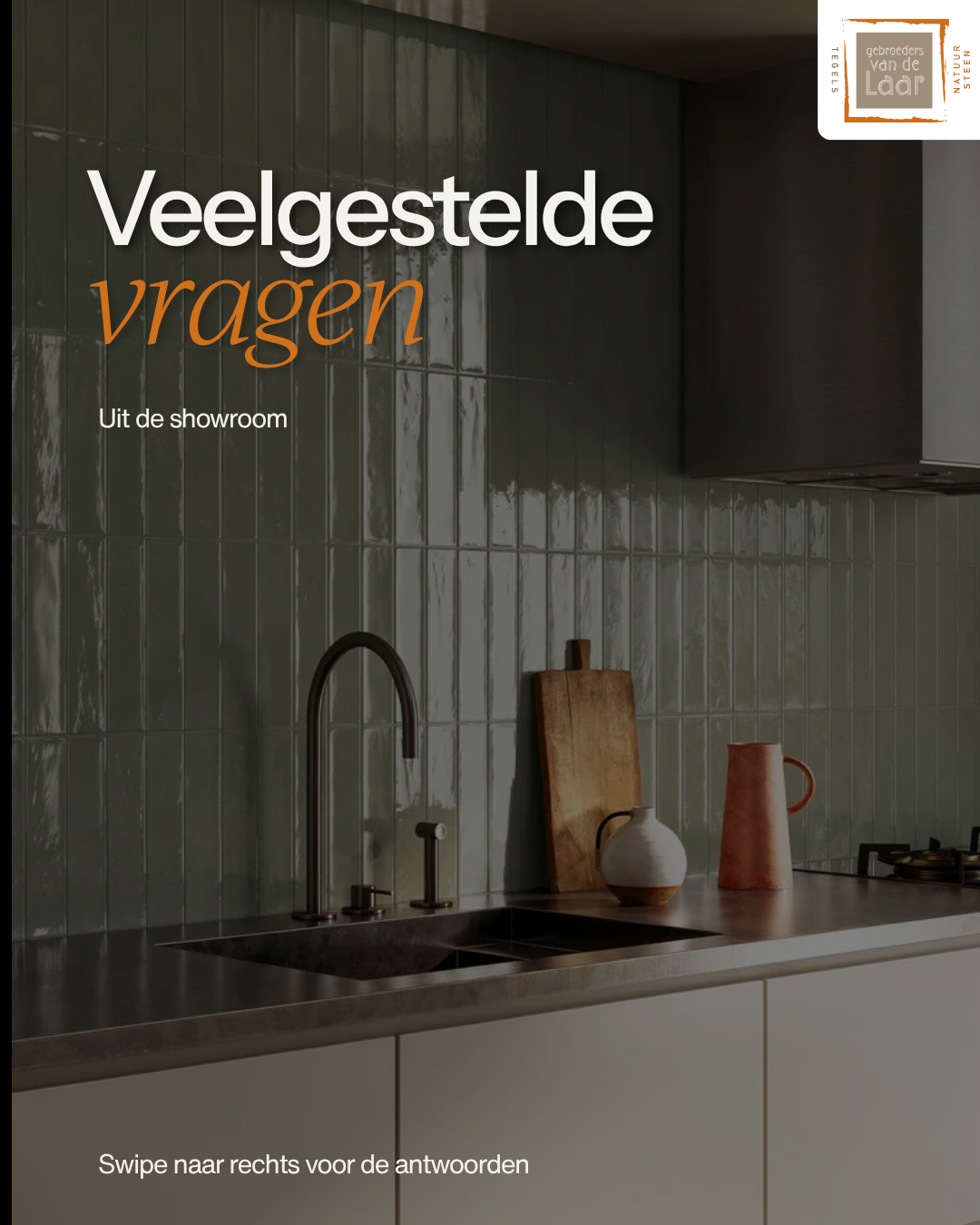 Social post met tegelinspiratie van Gebr. van de Laar